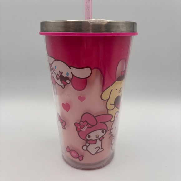 Sanrio Hello Kitty and Friends Double Walled Cartoon Travel Tumbler w/ Straw - Picture 5 of 16